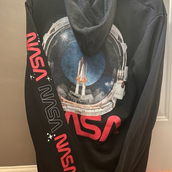 NWOT NASA hoodie black - Picture 2 of 3
